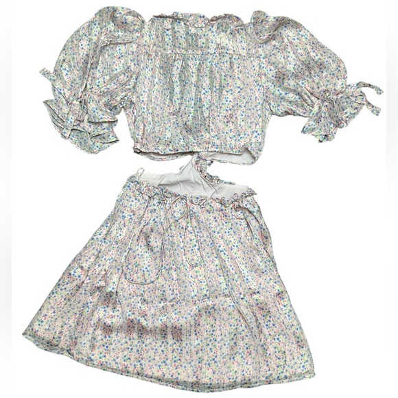 For Love & Lemons Phoebe Mini Dress Size XS NWT - Picture 4 of 14